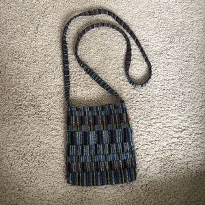 Beaded crossbody bag